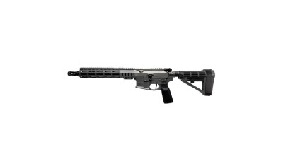 SOLGW MK1 CAR – 11.5″ Chrome-lined 41v50 5.56mm Pistol – Gray Anodized Finish