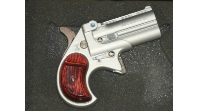 COBRA ENT BIG BORE 380ACP STN NKL/WD.